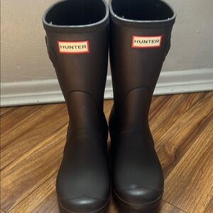Hunter Black Rain Boots